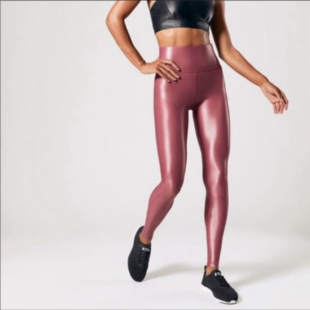Carbon38 High Rise 7/8 Legging in Takara Shine Whiskey Rose